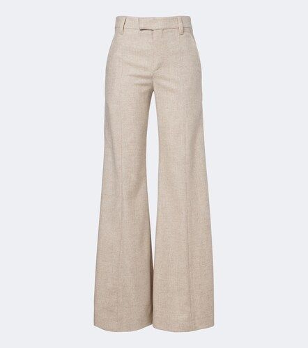 Pantalon ample en laine et cachemire - Brunello Cucinelli - Modalova