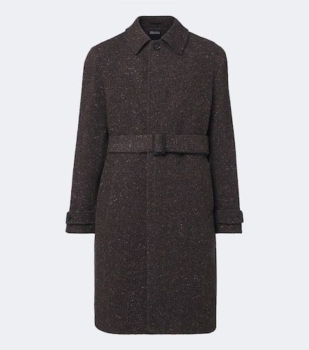 Manteau en laine, soie et cachemire - Zegna - Modalova