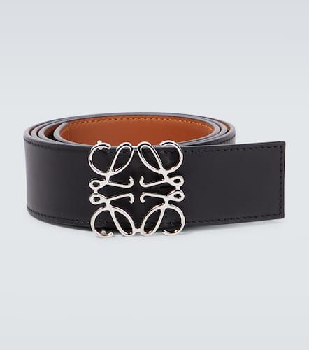 Ceinture Anagram réversible en cuir - Loewe - Modalova