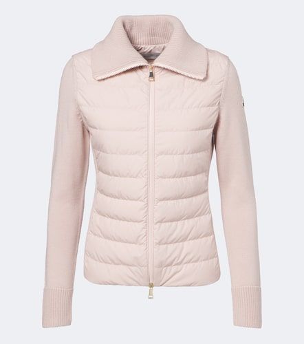 Moncler Cardigan en laine vierge - Moncler - Modalova