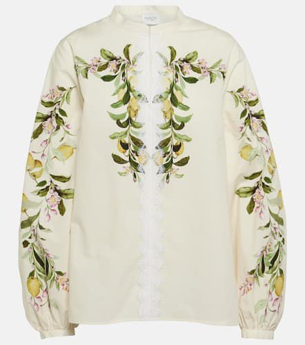 Blouse brodée en coton - Giambattista Valli - Modalova