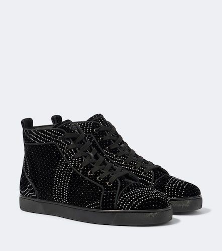 Baskets Louis en daim à ornements - Christian Louboutin - Modalova