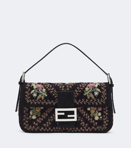 Sac Baguette® 26424 en daim à fleurs - Fendi - Modalova