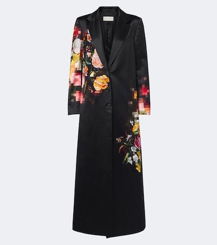 Manteau en coton et soie à imprimés - Dries Van Noten - Modalova