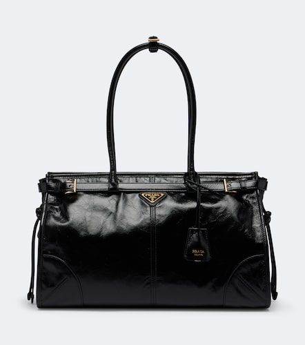 Sac porté épaule Bonnie Large en cuir - Prada - Modalova
