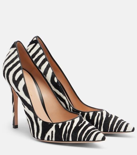 Escarpins Gianvito en cuir façon poulain - Gianvito Rossi - Modalova
