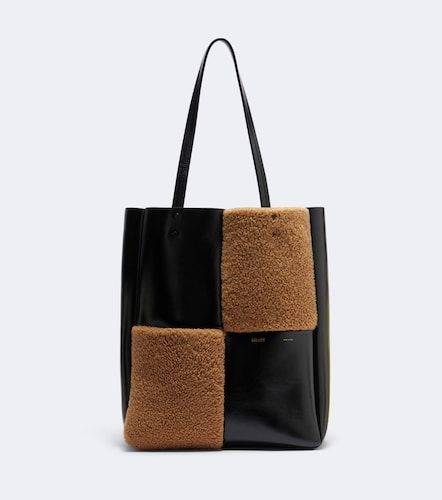 Cabas Zoe Medium en cuir et shearling - Khaite - Modalova