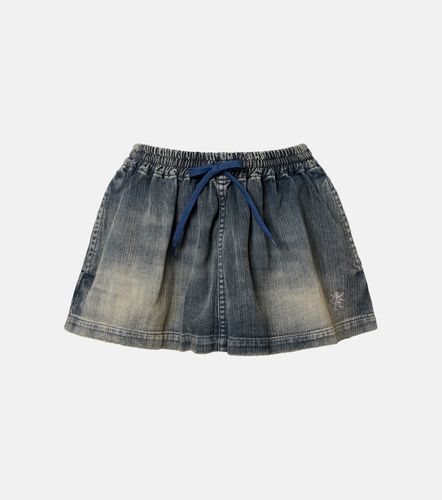 Mini-jupe en denim délavé - Balenciaga - Modalova