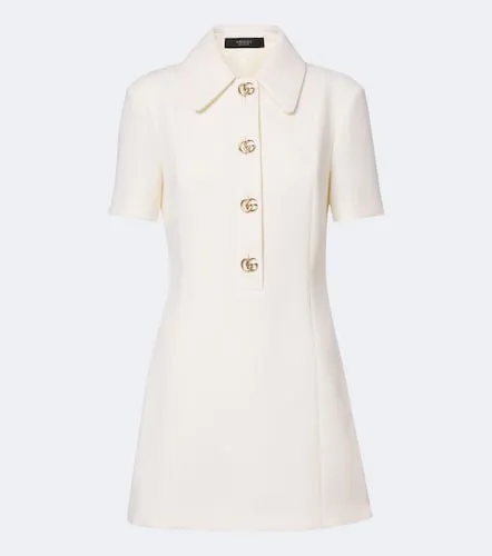 Robe polo Double G en crêpe de laine - Gucci - Modalova