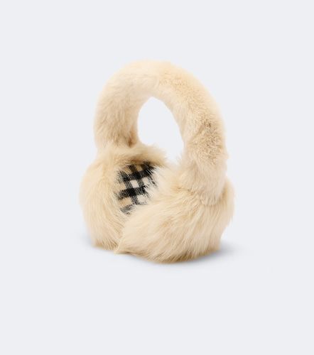 Cache-oreilles en shearling - Burberry - Modalova