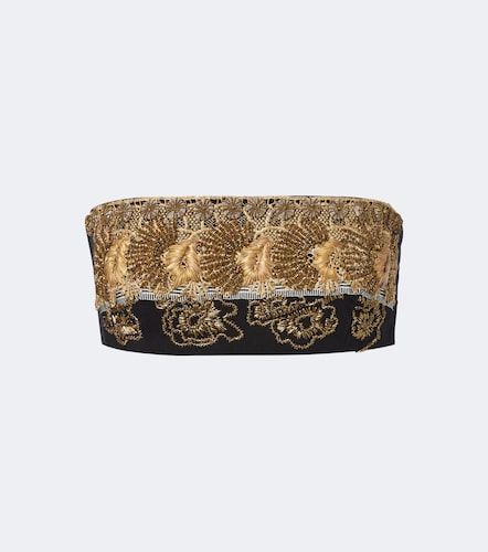 Top bandeau en coton à broderies - Dries Van Noten - Modalova