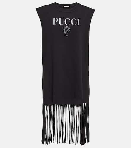 Pucci Robe en coton à logo - Pucci - Modalova