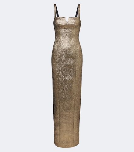 Robe longue en jacquard lamé - Roland Mouret - Modalova