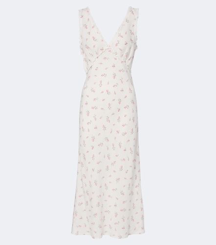 Robe midi Sandrine en coton à fleurs - Rixo - Modalova