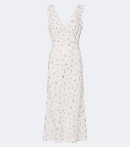 Robe midi Sandrine en coton à fleurs - Rixo - Modalova
