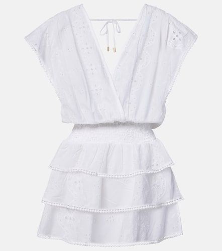 Robe Jess en coton à broderies anglaises - Melissa Odabash - Modalova