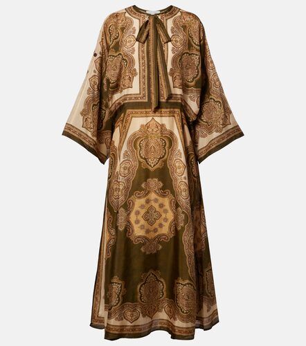 Robe Mahon en soie à motif cachemire - Zimmermann - Modalova