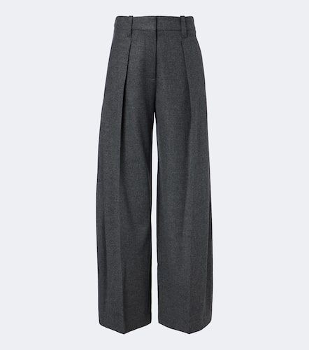 Pantalon ample Monili en laine et cachemire - Brunello Cucinelli - Modalova