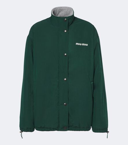 Miu Miu Veste technique à logo - Miu Miu - Modalova