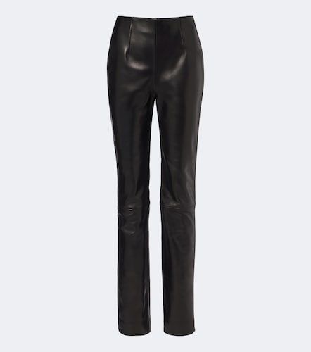Pantalon ajusté Ryden en cuir - Khaite - Modalova
