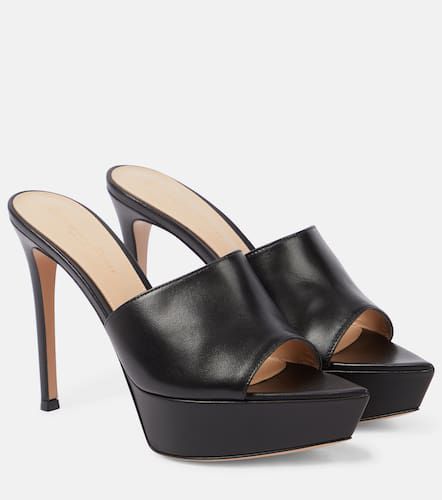 Gianvito Rossi Mules Betty en cuir - Gianvito Rossi - Modalova