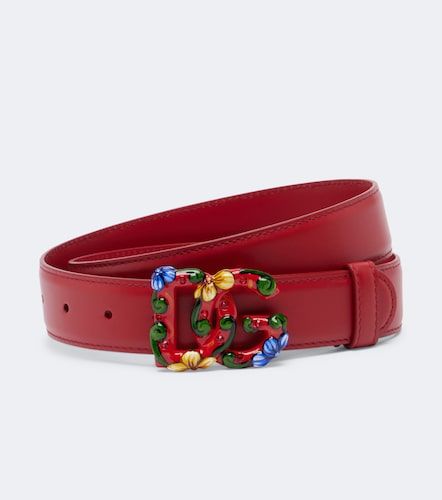 Ceinture DG en cuir à ornements - Dolce&Gabbana - Modalova