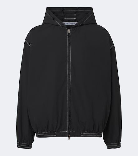 Veste à capuche en popeline de coton - Acne Studios - Modalova