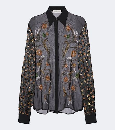 Dries Van Noten Blouse à ornements - Dries Van Noten - Modalova