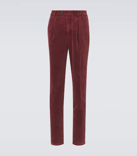 Pantalon slim en velours côtelé de coton - Brunello Cucinelli - Modalova