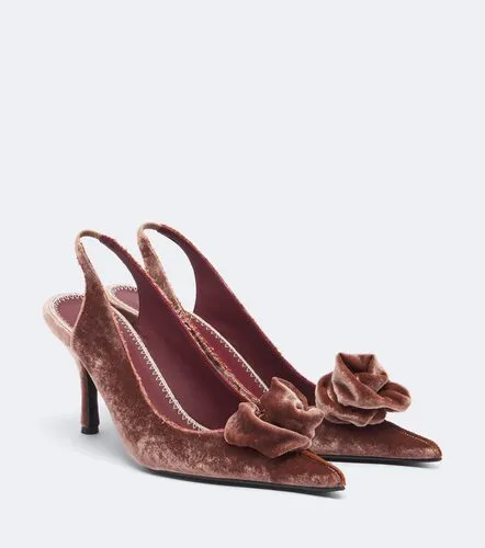 Escarpins slingback en velours - Magda Butrym - Modalova