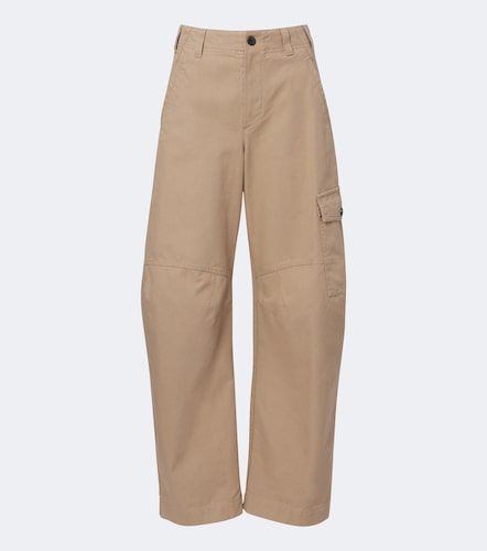 Pantalon tonneau en coton - Brunello Cucinelli - Modalova