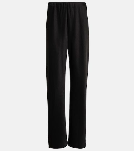 Pantalon droit taille haute en satin - Vince - Modalova