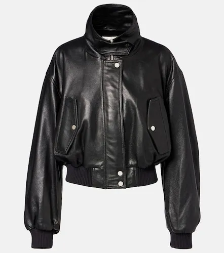 Veste bomber Briar en cuir - Nour Hammour - Modalova