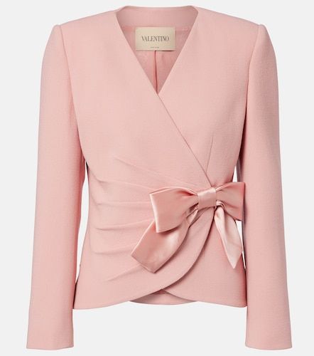 Veste en crêpe de laine vierge - Valentino - Modalova