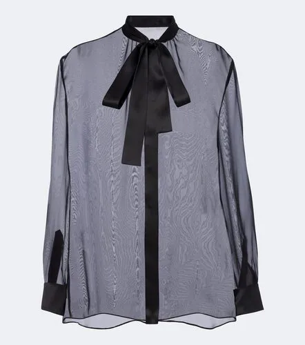 Blouse transparente en soie - Dolce&Gabbana - Modalova