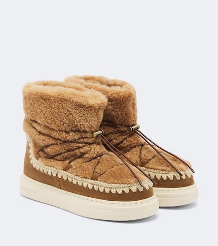 Bottines Sneaker Bold en shearling et daim - Mou - Modalova