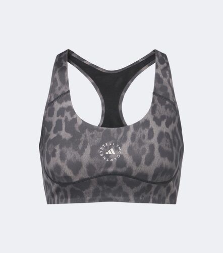 Brassière de sport à motif léopard - Adidas by Stella McCartney - Modalova