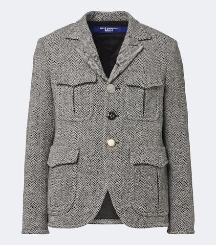Blazer en laine mélangée à chevrons - Junya Watanabe - Modalova