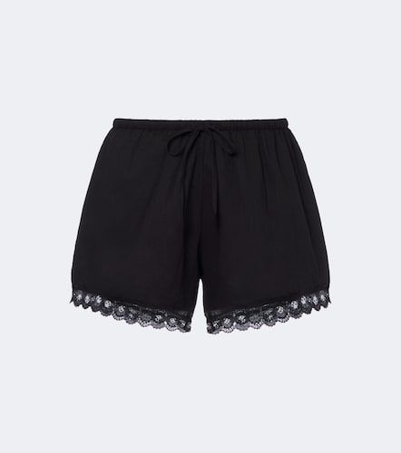 Short Marilyn en coton à dentelle - Posse - Modalova