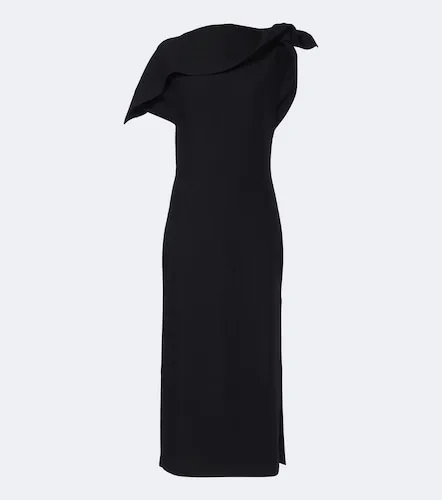Robe midi en laine mélangée - Oscar de la Renta - Modalova