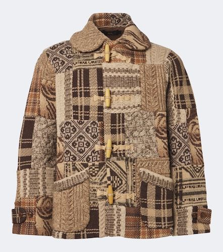 RRL Cardigan en laine, lin et soie - RRL - Modalova