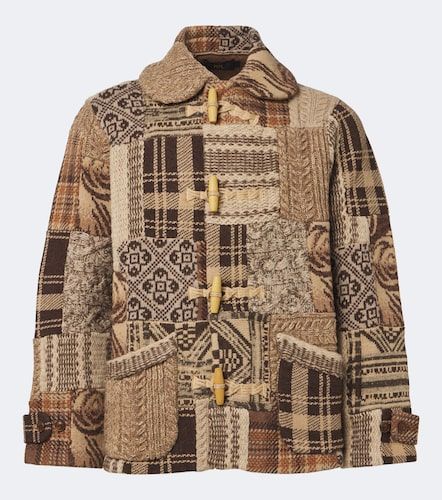 RRL Cardigan en laine, lin et soie - RRL - Modalova
