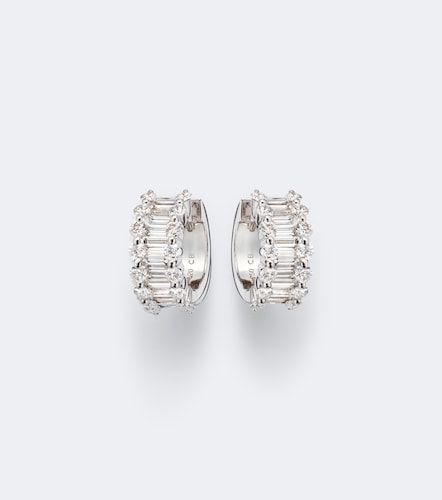 Boucles d'oreilles Baguette Love en or blanc 18 ct et diamants - Bucherer Fine Jewellery - Modalova
