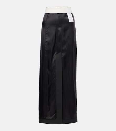 Jupe longue en satin - MM6 Maison Margiela - Modalova