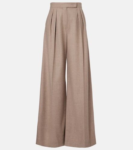 Pantalon ample en cachemire mélangé - Max Mara - Modalova