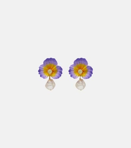 Boucles d'oreilles florales à ornement - Jennifer Behr - Modalova