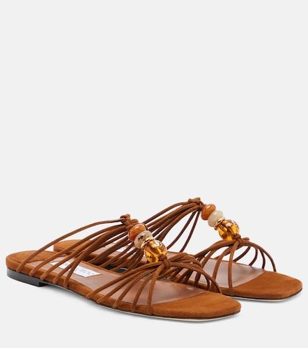 Mules Lova en daim à ornements - Jimmy Choo - Modalova