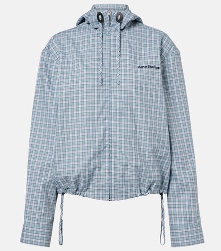 Veste à carreaux en coton - Acne Studios - Modalova