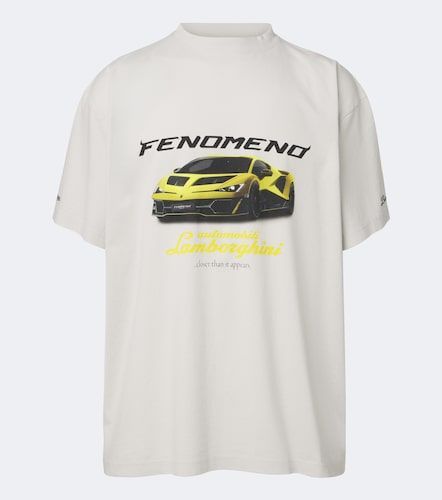 T-shirt oversize à imprimé en coton - Balenciaga - Modalova