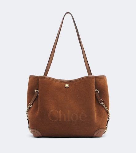 Chloé Cabas Chloé Clover en daim et cuir - Chloe - Modalova